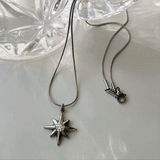 [サージカル]キュービック・スパークル・スネーク・チェーン・ネックレス necklace younglong-seoul 