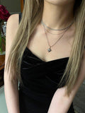 [サージカル]キュービック・スパークル・スネーク・チェーン・ネックレス necklace younglong-seoul 