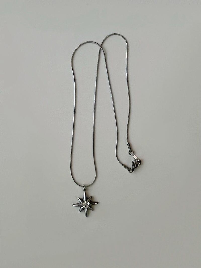 [サージカル]キュービック・スパークル・スネーク・チェーン・ネックレス necklace younglong-seoul 
