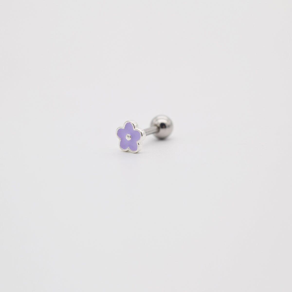 [サージカル]ラベンダー丸い花 ピアッシング[6セット] Piercing 10000won 