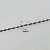 [サージカル]リボン タイ スネーク チェーンネックレス necklace younglong-seoul 