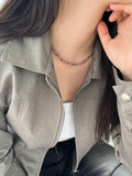 [サージカル]ソフトカラーマーブル 原石 ビーズネックレス (3Color) necklace younglong-seoul 