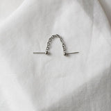 [サージカルスチール]チェーン連結ボールピアス Earrings 10000won 