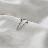 [サージカルスチール]チェーン連結ボールピアス Earrings 10000won 