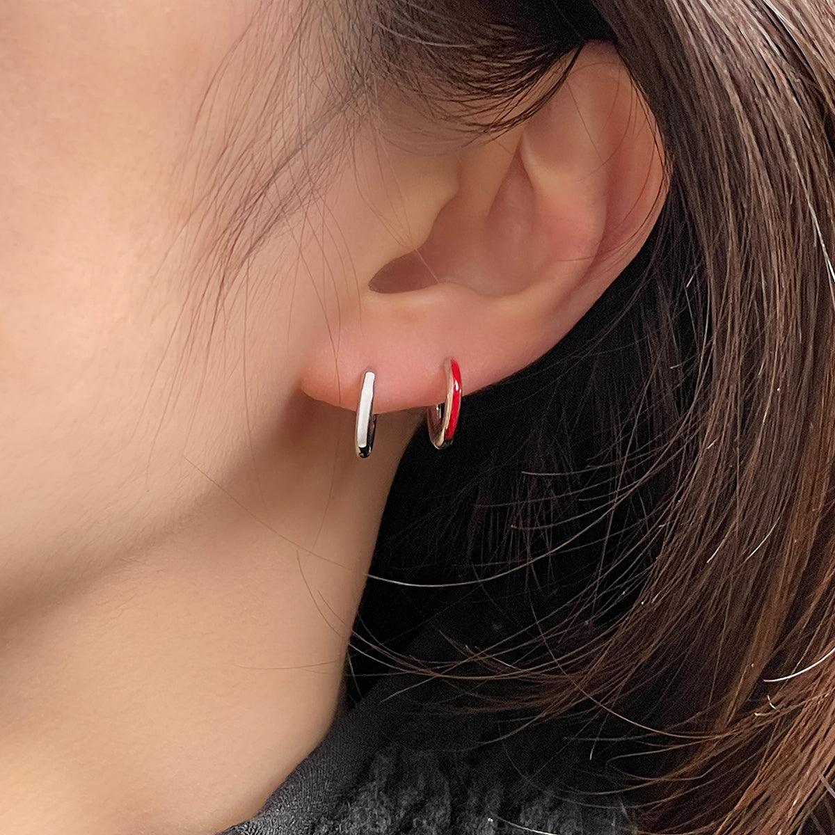 [サージカルスチール]エポックリングピアス Earrings 10000won 