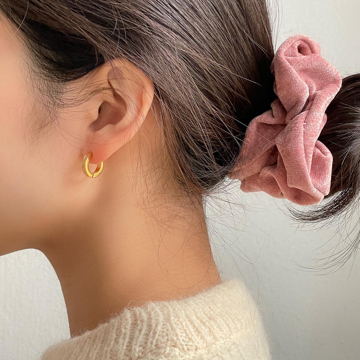 [サージカルスチール]角キュービックリングピアス Earrings 10000won 