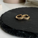 [サージカルスチール]角キュービックリングピアス Earrings 10000won 