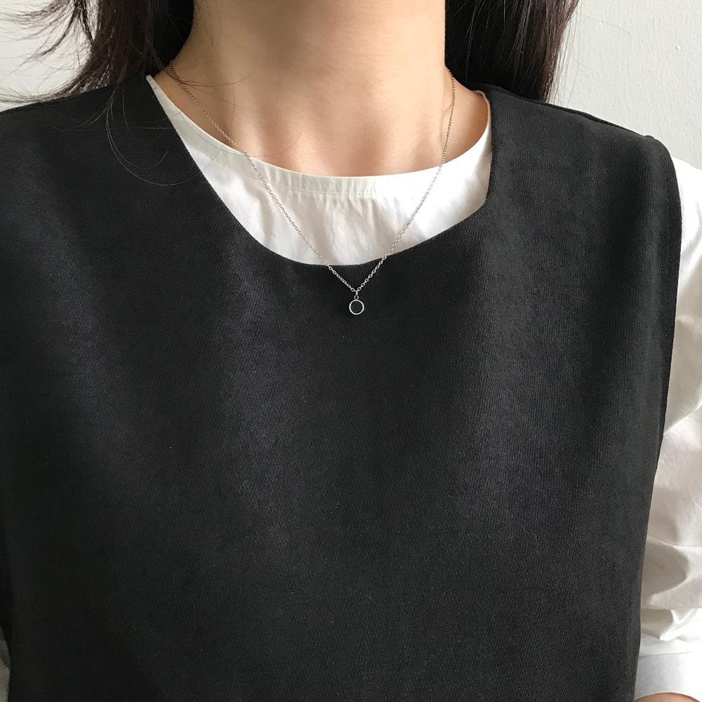 [サージカルスチール]ミニオニキスネックレス necklace 10000won 