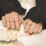 [サージカルスチール]シンプルレイヤードリング[5個セット] ring SET ME UP♡ 