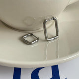 [サージカルスチール]スクエアリングピアス Earrings 10000won 