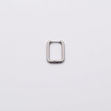 [サージカルスチール]スクエアリングピアス Earrings 10000won 