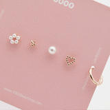 [サージカル]丸真珠の花 ピアッシング[5セット] Piercing 10000won 