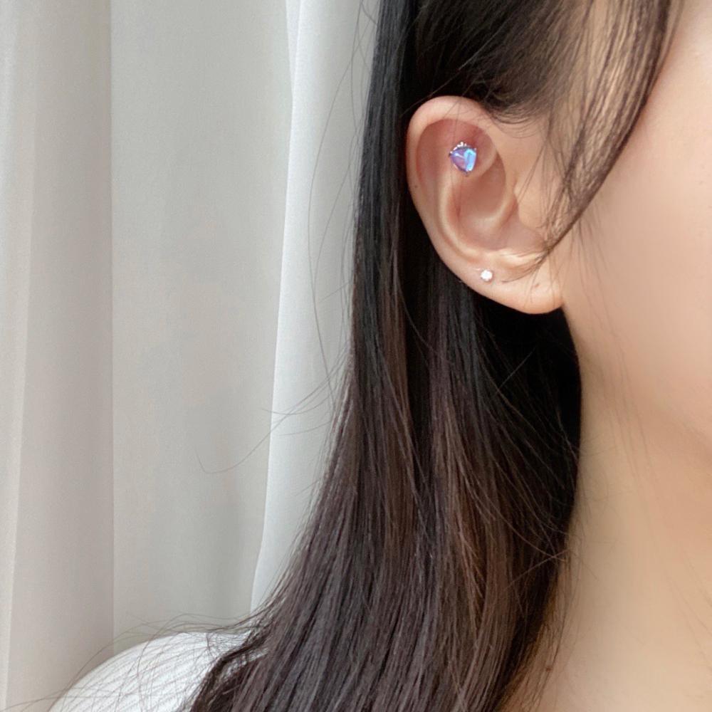 Shabet Aurora ピアッシング Piercing bling moon 