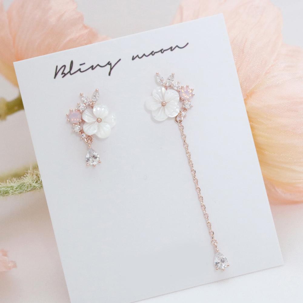 Sherbet Mist Flower ピアス Earrings bling moon 