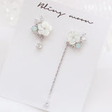 Sherbet Mist Flower ピアス Earrings bling moon 