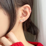 シルバー ルドルフ ピアッシング(5 set) Piercing bling moon 