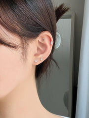 maumaumau♡ カービングピアス♡ ラブ真珠ピアッシング(4 set) 韓国アクセサリー、軟骨ピアス