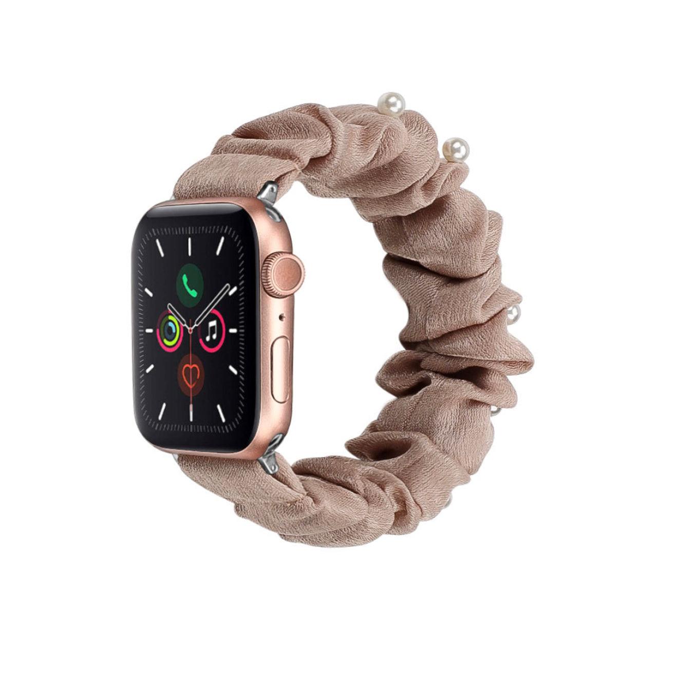 シュシュ ナイロンソロループ (パールアプリコット) apple watch バンド givgiv 