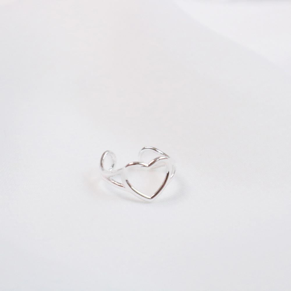 [Silver 925] Frame Heart イヤーカフ Earcuffs bling moon 