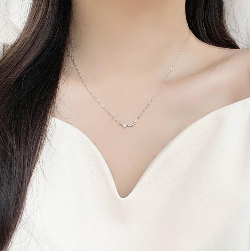 Simple Cubic ネックレス necklace bling moon 