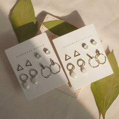 Simple Drop ピアス [8個セット] Earrings SET ME UP♡ 