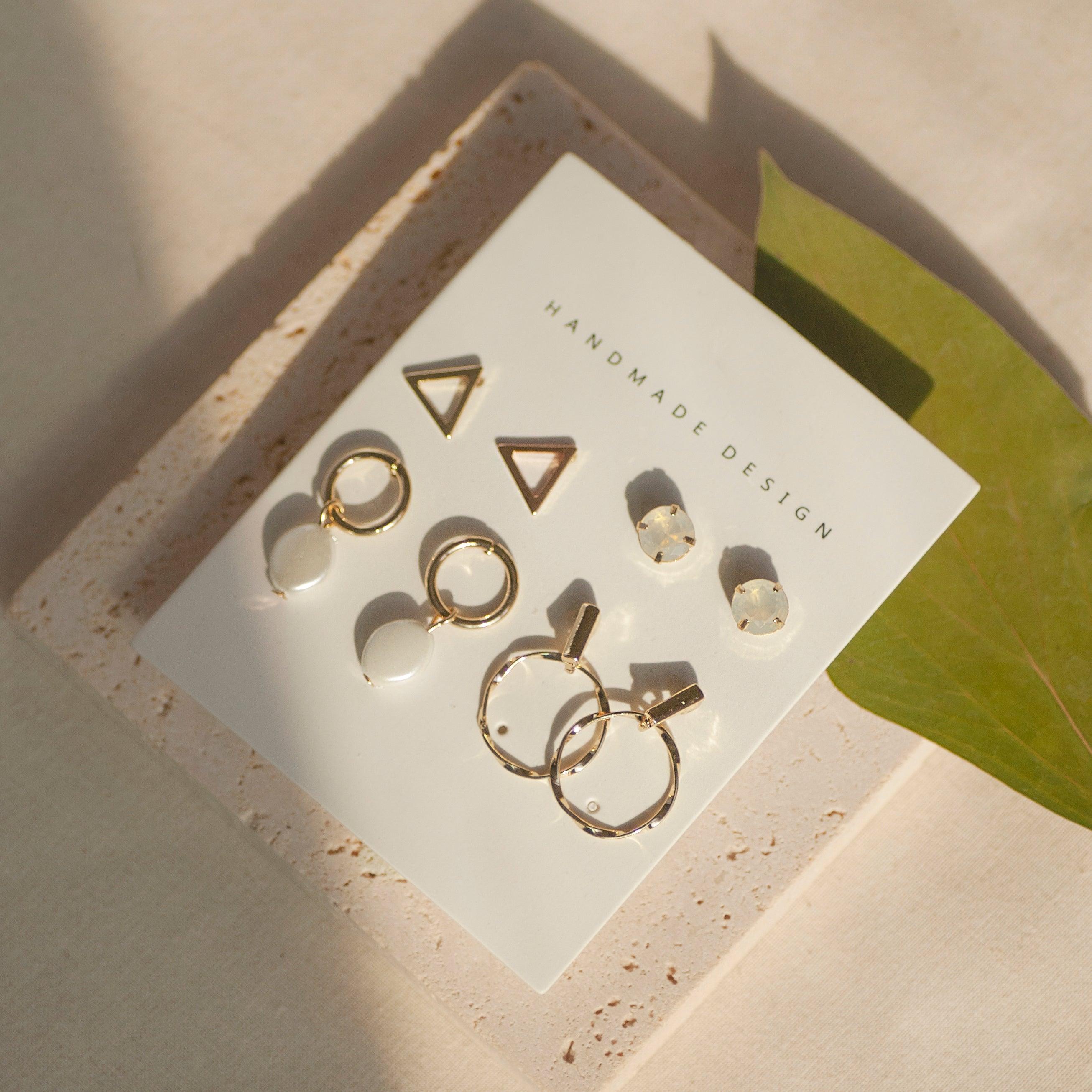 Simple Drop ピアス [8個セット] Earrings SET ME UP♡ 