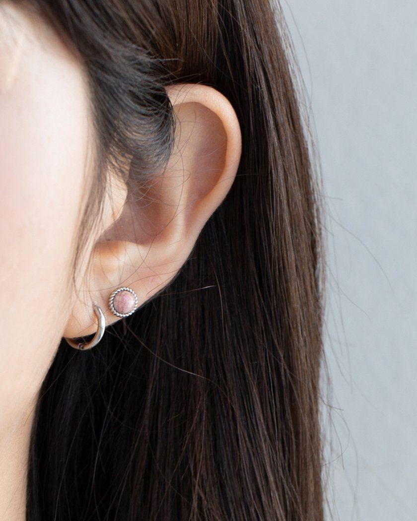 Instant delivery] SLIM STEEL RING EARRING – 4MiLi (フォーミリ)