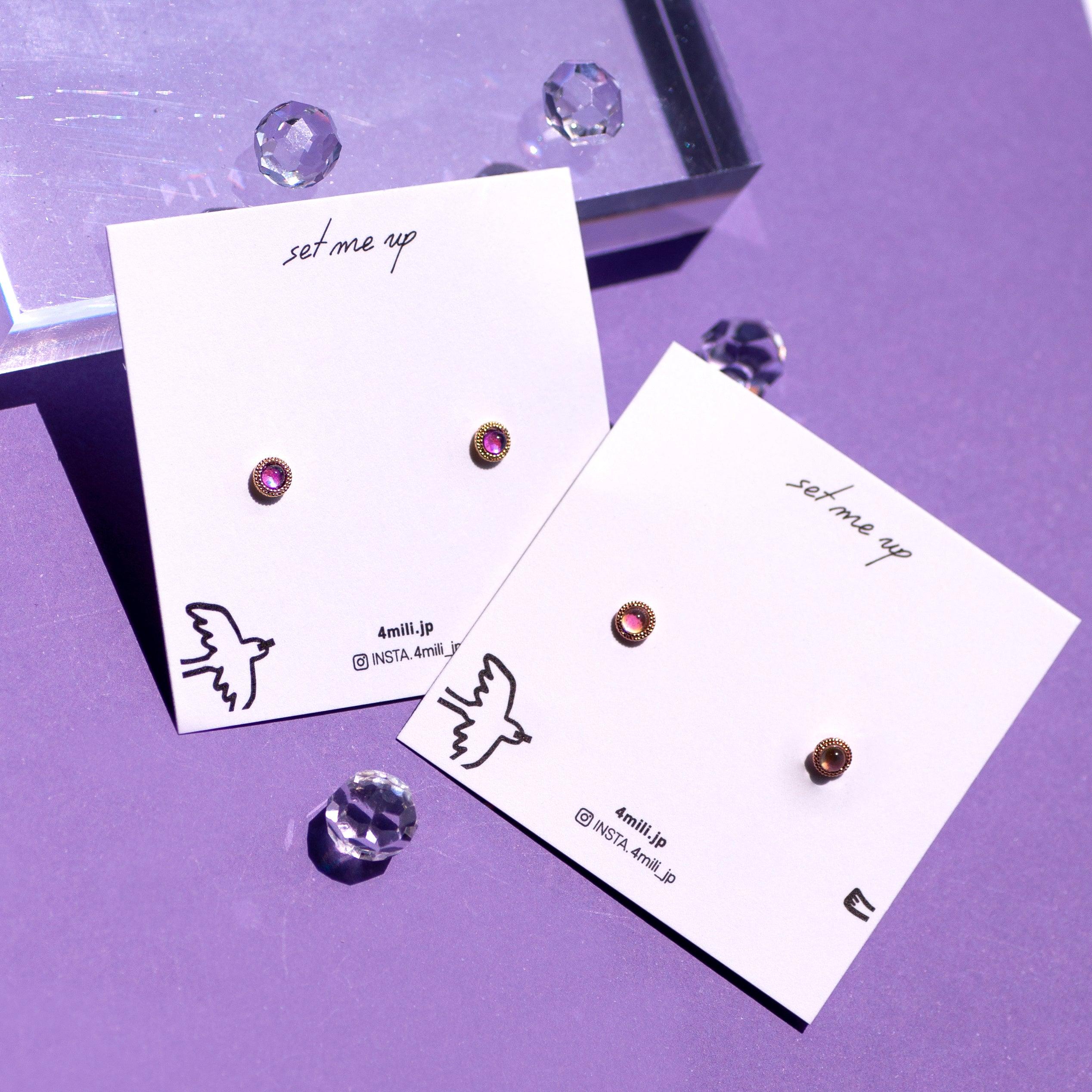 Soft Dome ピアス Earrings SET ME UP♡ 