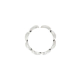 [送料無料]ボリュームハートオープンリング(Silver925) ring STEEL EDITION 
