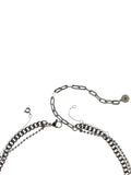 [送料無料]デイジー安全ピンブルー蝶々ネックレス necklace STEEL EDITION 