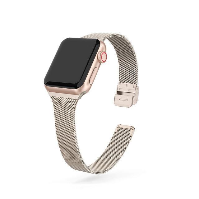 スリム ミラネーゼ ループバンド apple watch バンド givgiv 