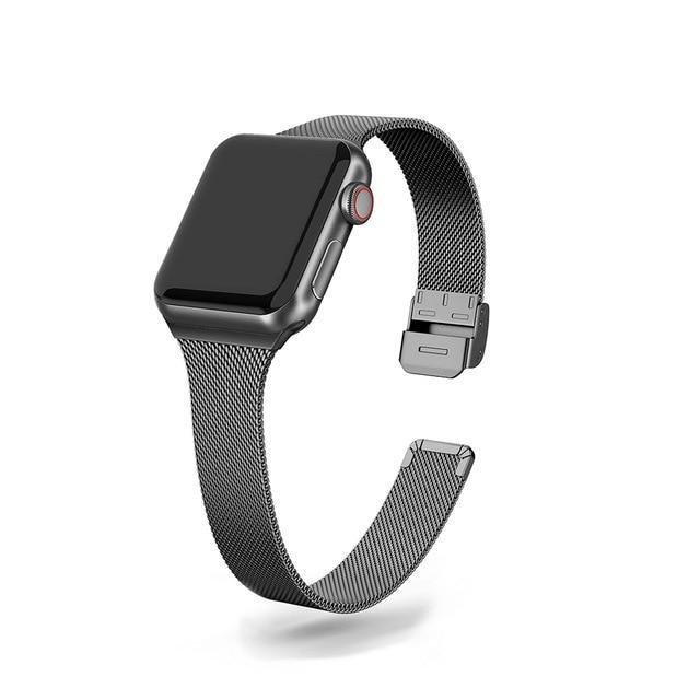 スリム ミラネーゼ ループバンド apple watch バンド givgiv 