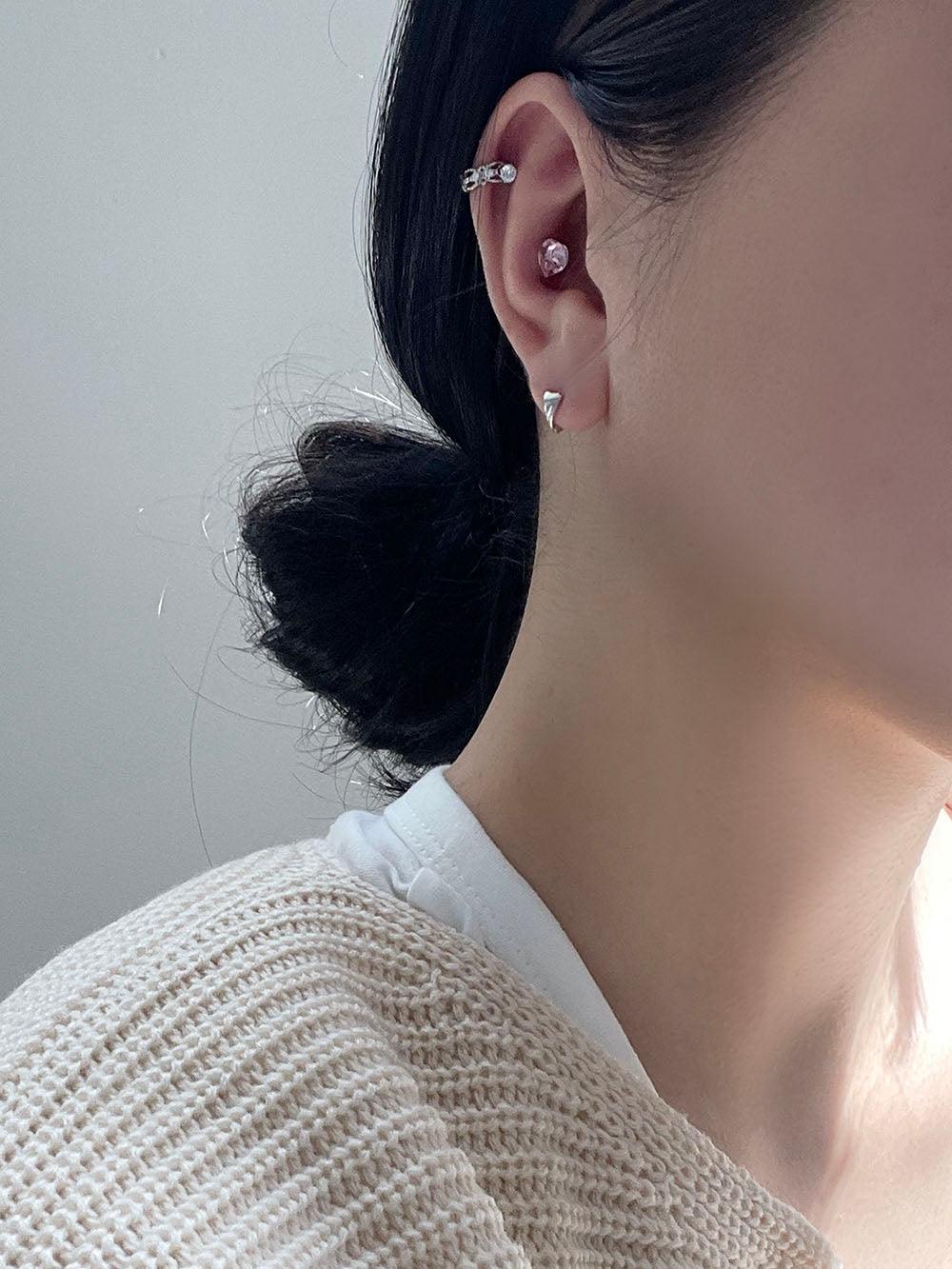 テールハートリングピアス Earrings The Klang 