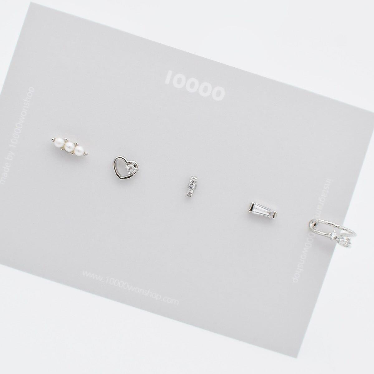 トリプル真珠ピアッシング[5セット] Piercing 10000won 