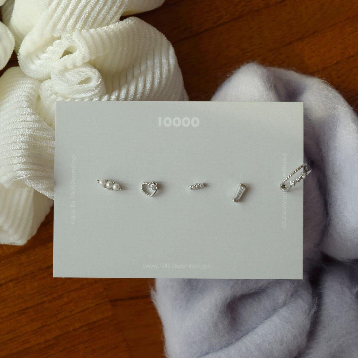 トリプル真珠ピアッシング[5セット] Piercing 10000won 