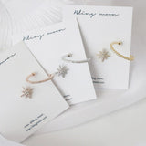 ツーウェイ トゥイン ピアス イヤーカフ Earrings bling moon 