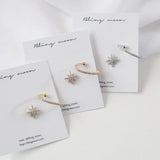 ツーウェイ トゥイン ピアス イヤーカフ Earrings bling moon 