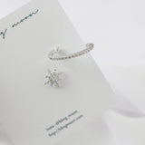 ツーウェイ トゥイン ピアス イヤーカフ Earrings bling moon 