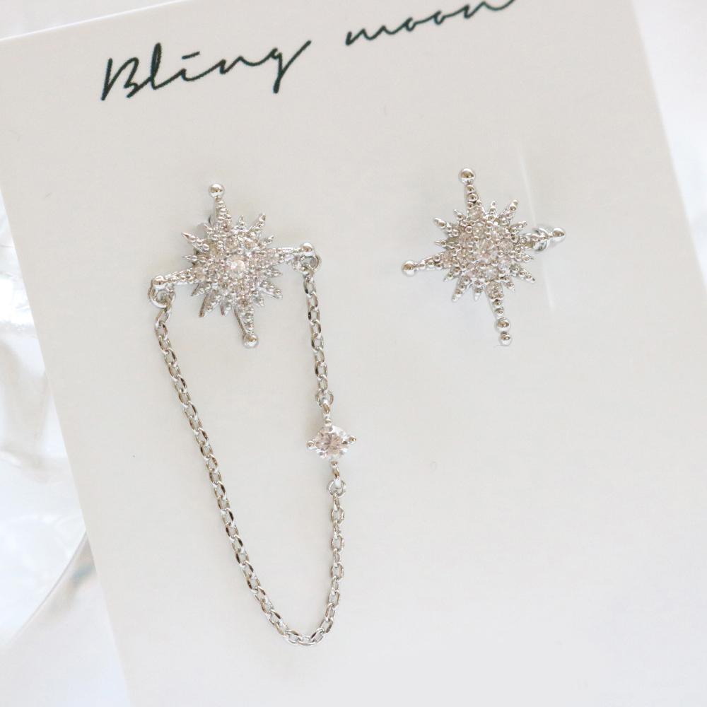 Twinkle ピアス＆イヤーカフ SET Earcuffs bling moon 