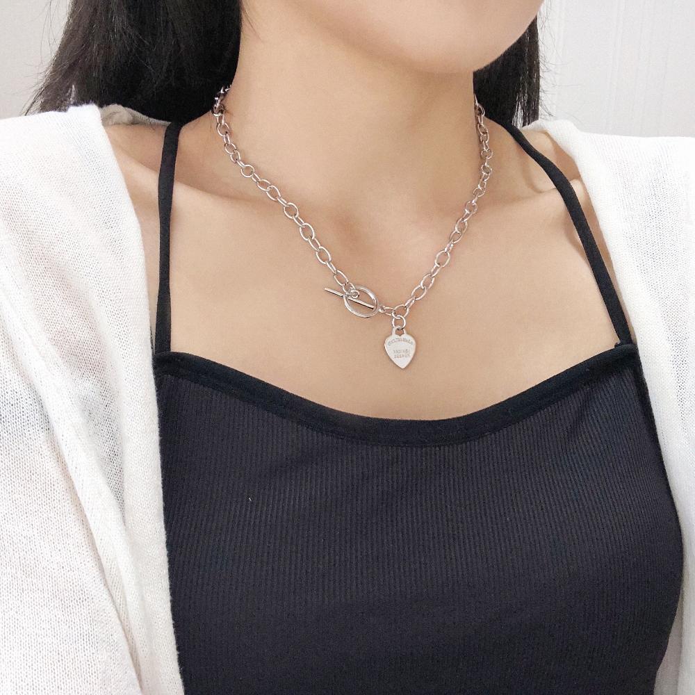 Unique heart necklace (2 color) necklace bling moon 