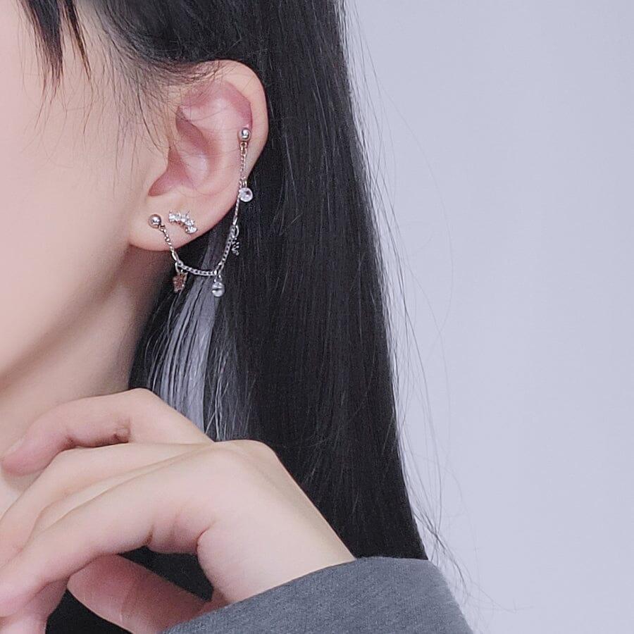 ウォルター 蝶々 キュービック チェーン ピアッシング Piercing from lizzy 