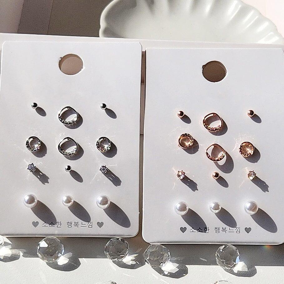 Ver2. 今週はピアスセット (6Type 2Color) Earrings SET ME UP♡ 