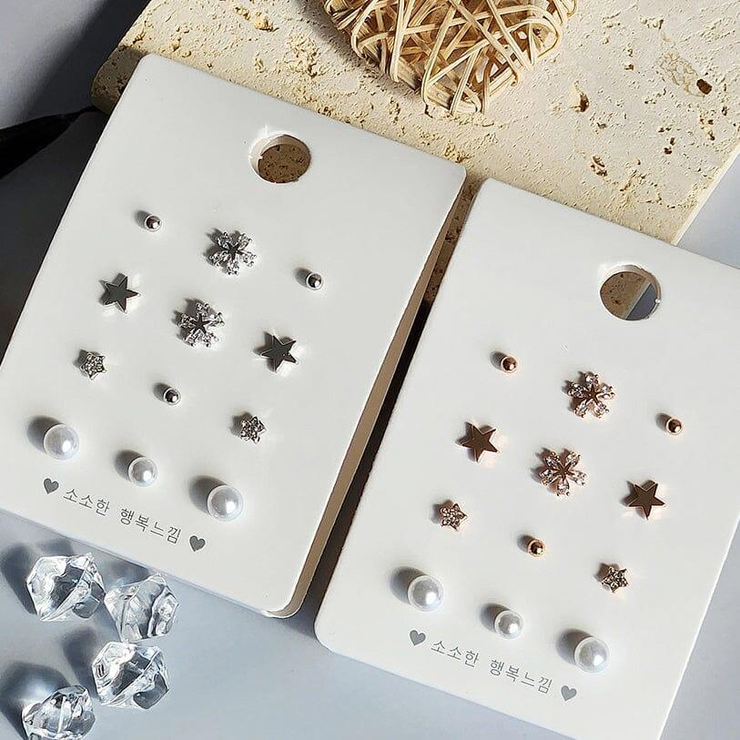 Ver2. 今週はピアスセット (6Type 2Color) Earrings SET ME UP♡ 
