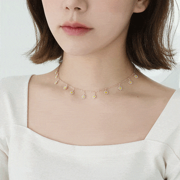 YellowFlowerネックレス necklace soo&soo 