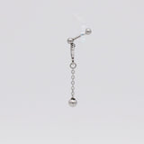油絵チョウチェーンドロップピアッシング Piercing 10000won 
