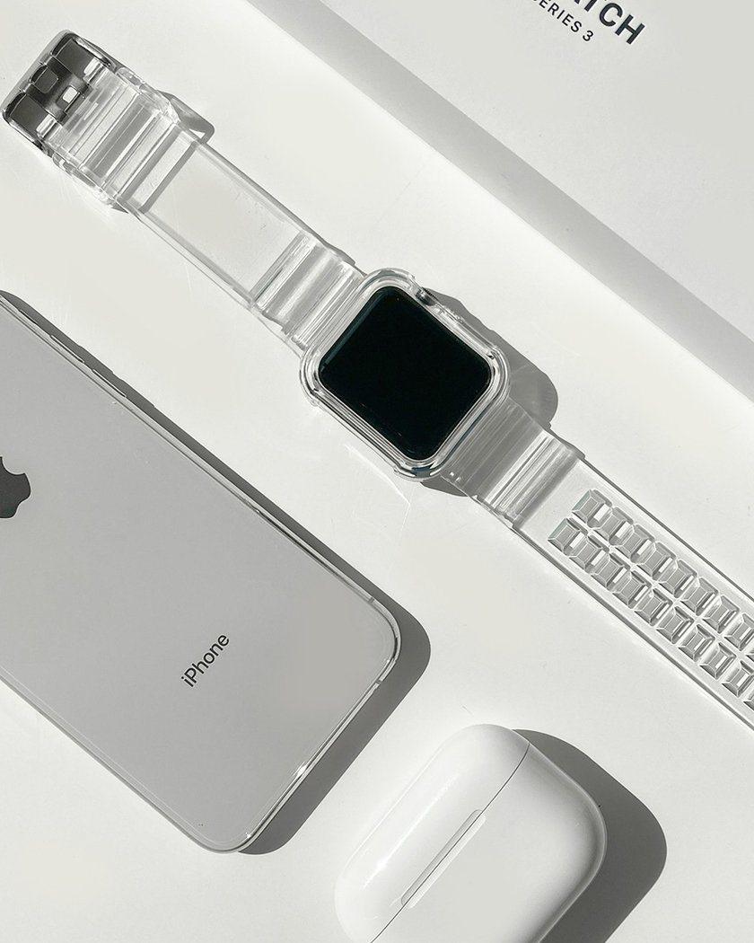 [予約] Apple Watch クリア・シリコーン・バンド 【11月中旬〜下旬に発送予定】 etc VIEWLAP 