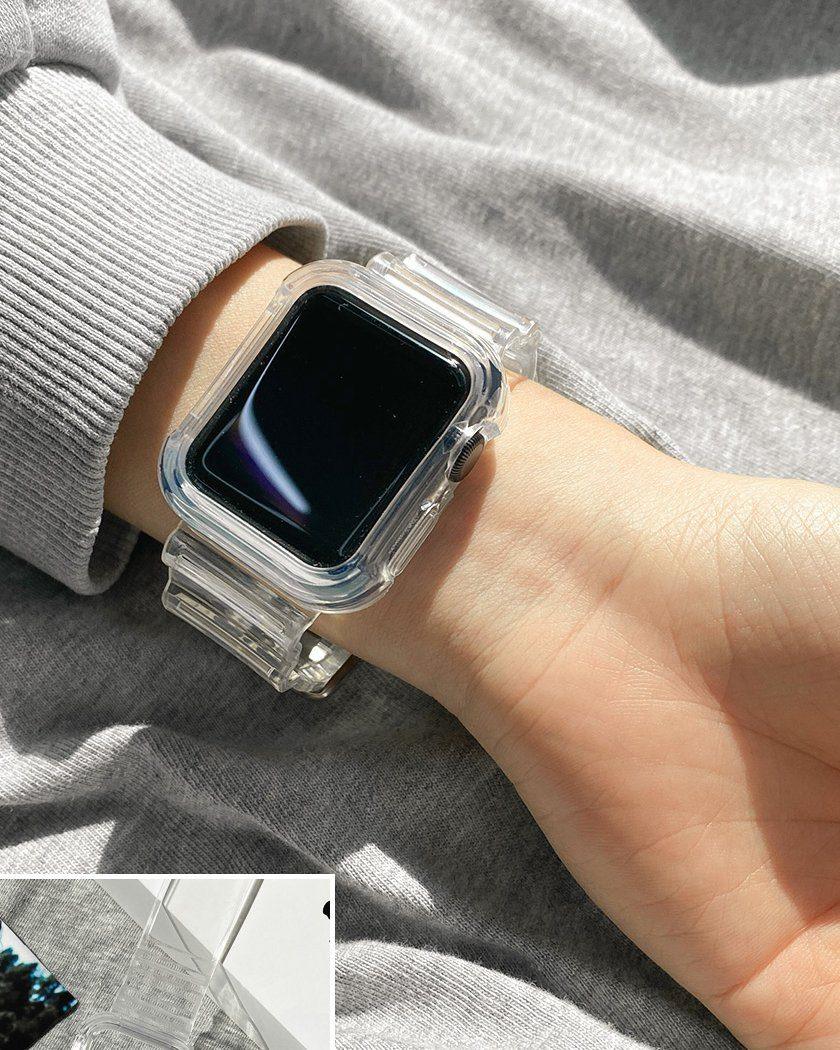 Apple Watch 41mm バンド交換用 クリアオーロラ