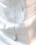 真珠フレーム・ネックレス necklace bling moon 